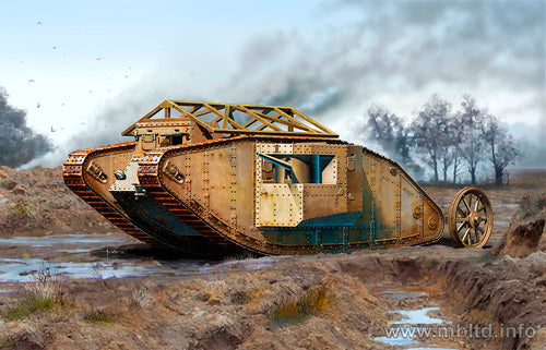 Mk.I "Male" British Tank 1/72