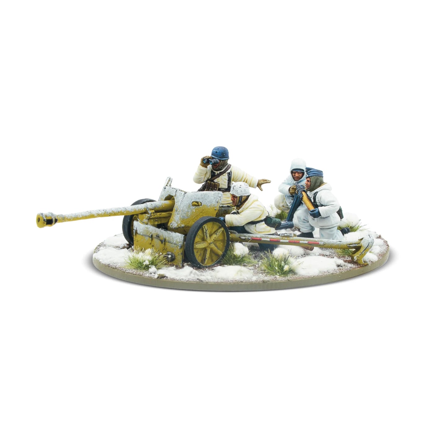 Winter Fallschirmjager 75mm Pak 40 Anti-tank gun