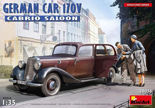 German Car cabrio saloon 170V 1/35