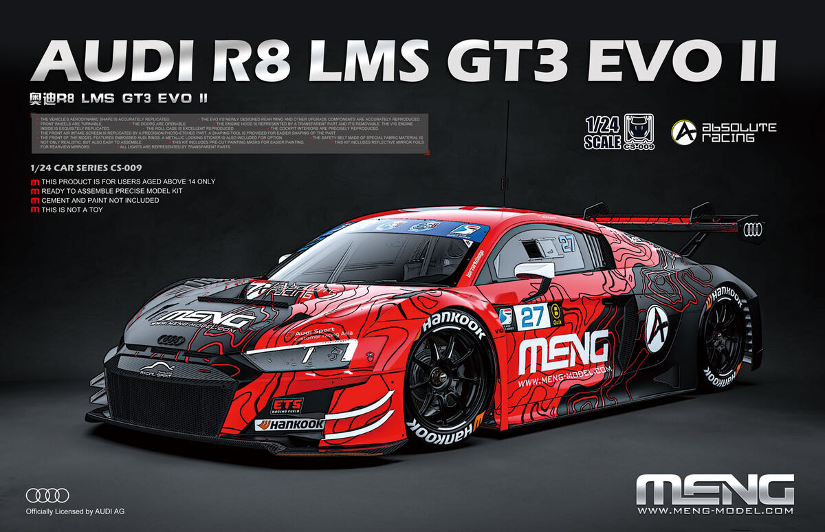 Audi R8 LMS GT3 EVO II 1/24