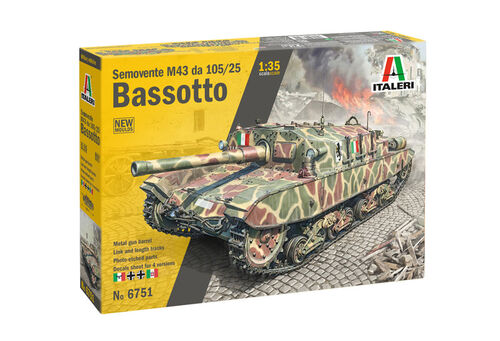 Semovente M43 da 105/25 Bassotto 1/35