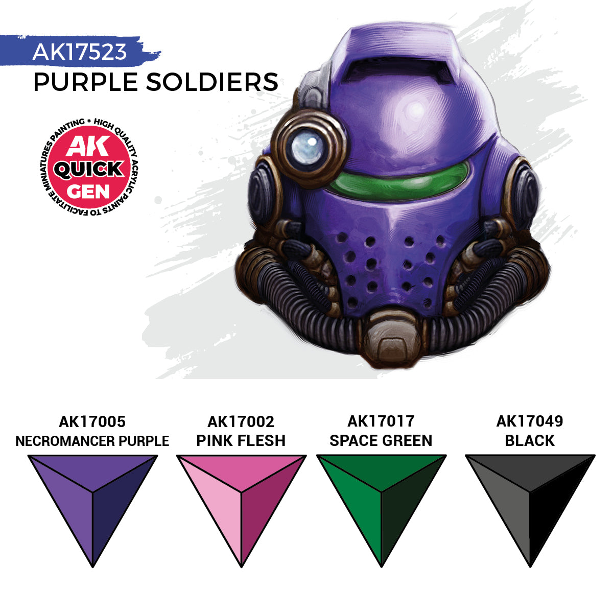 AK17523 Purple Soldiers Quick Gen (x4)