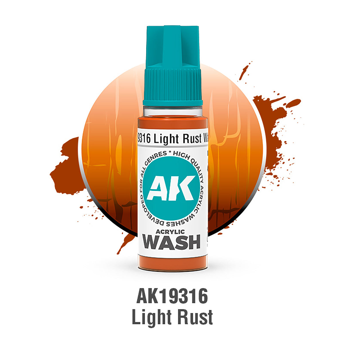 AK19316 Light Rust Wash