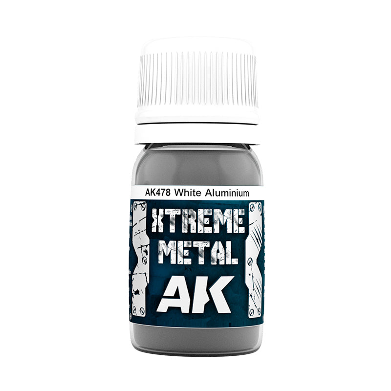 AK 478 White Aluminium Xtreme Metal (30ml)