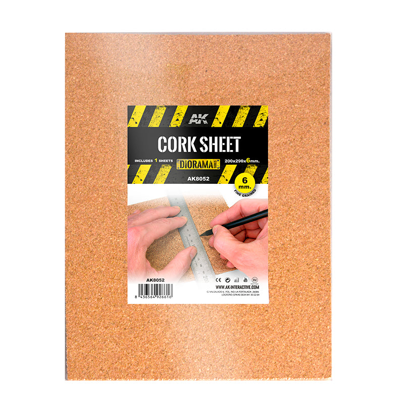 AK 8052 Cork Sheet 6mm