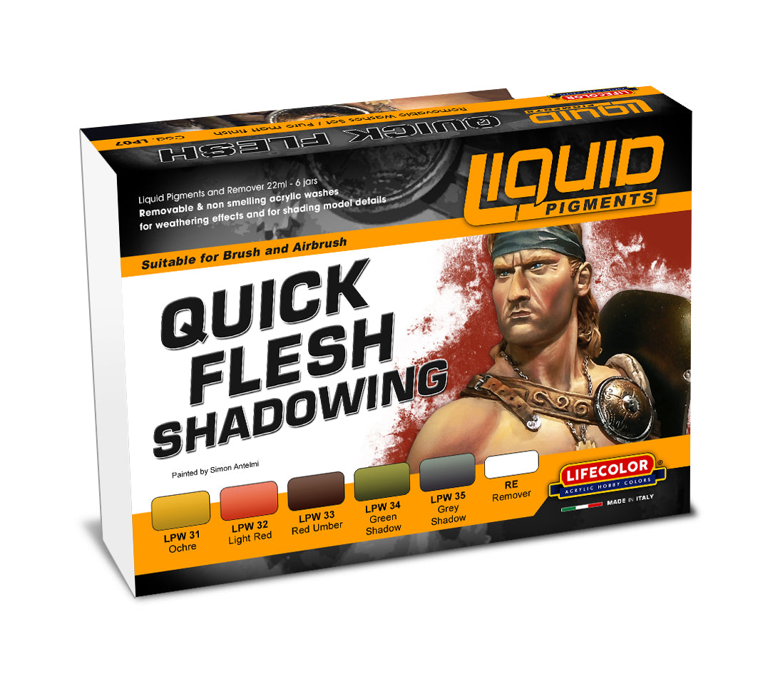 Quick Flesh Shadowing Liquid Pigments (6x)