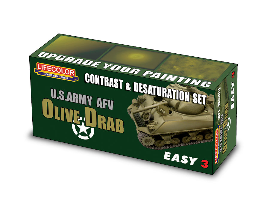 US Olive Drab Easy Contrast e Desaturation (3x)