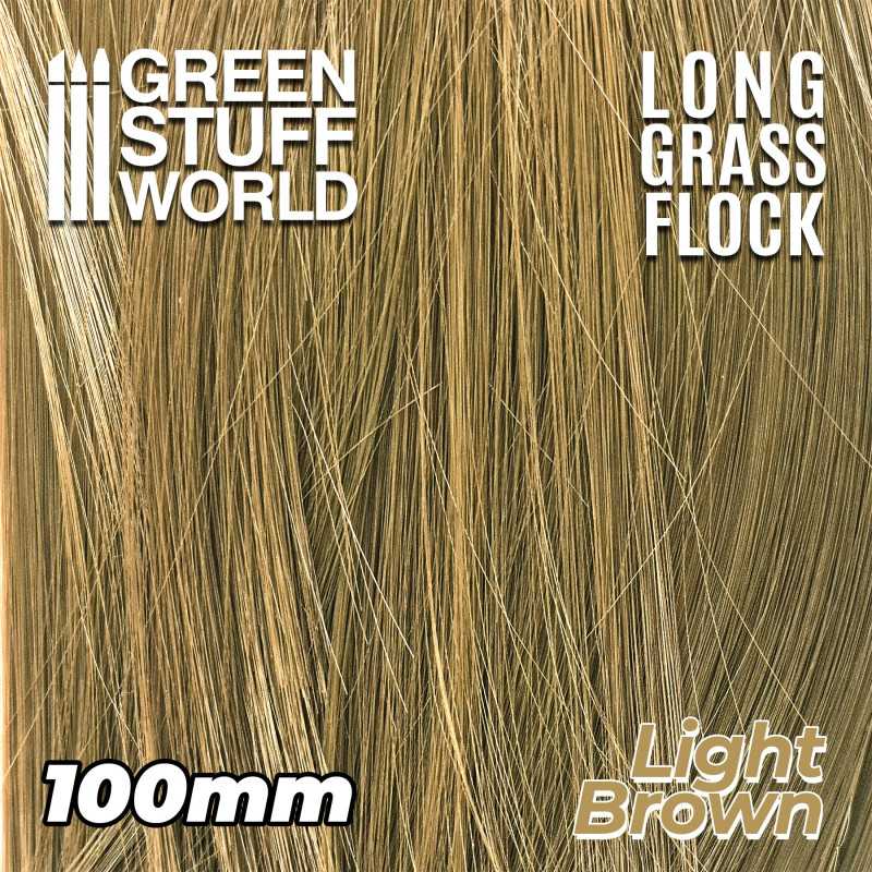 Long Grass Flock (100mm)
Light brown - Erba a filamenti
