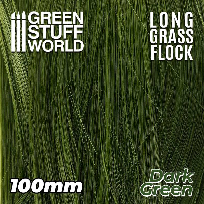 Long Grass Flock (100mm)
Dark green - Erba a filamenti