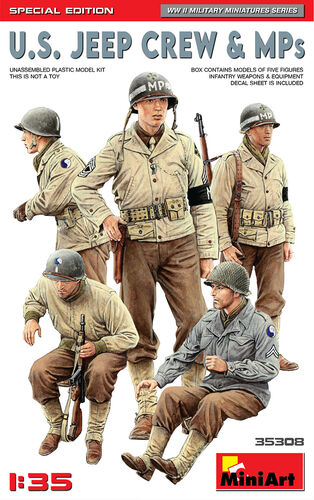 US Jeep Crew & MP's 1/35
