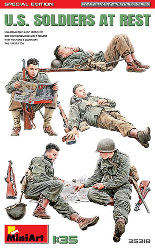 US Soldiers at Rest 1/35