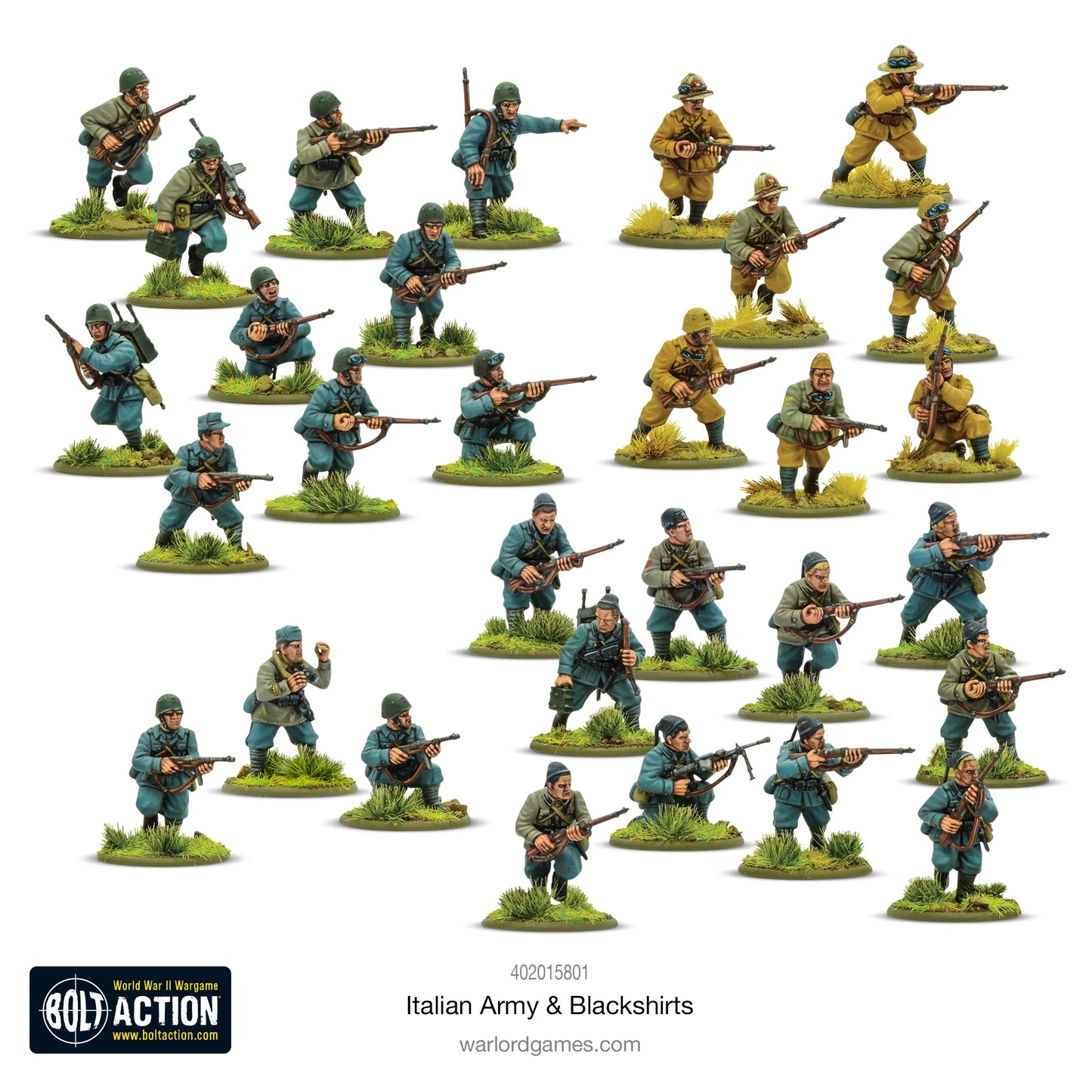 Italian Army & Blackshirts 30x 28mm