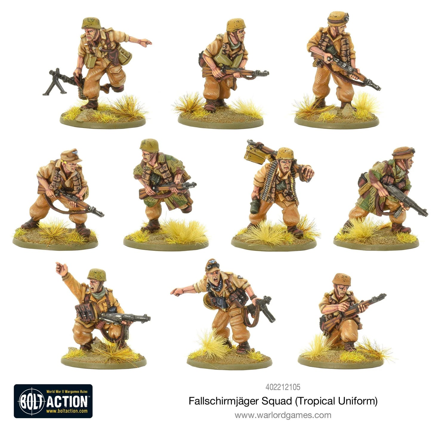 Fallschirmjager squad Tropical Uniform