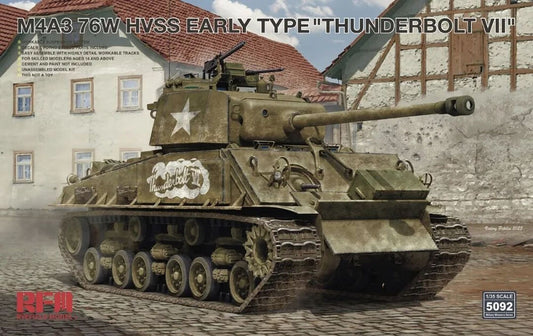 M4A3 76W Early Type "Thunderbolt VII" 1/35