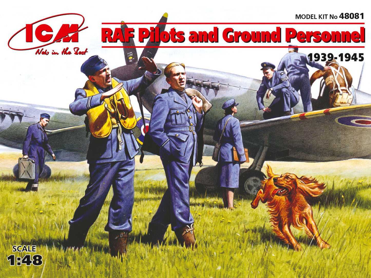 RAF Pilots & Ground Personnel 1/48