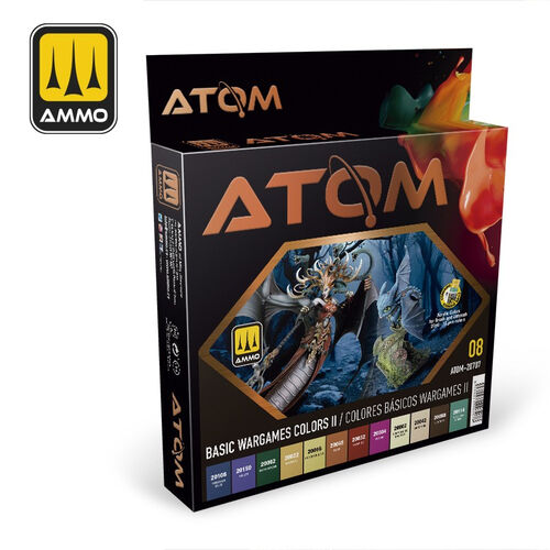 Atom Basic Wargame colors II set (x12)