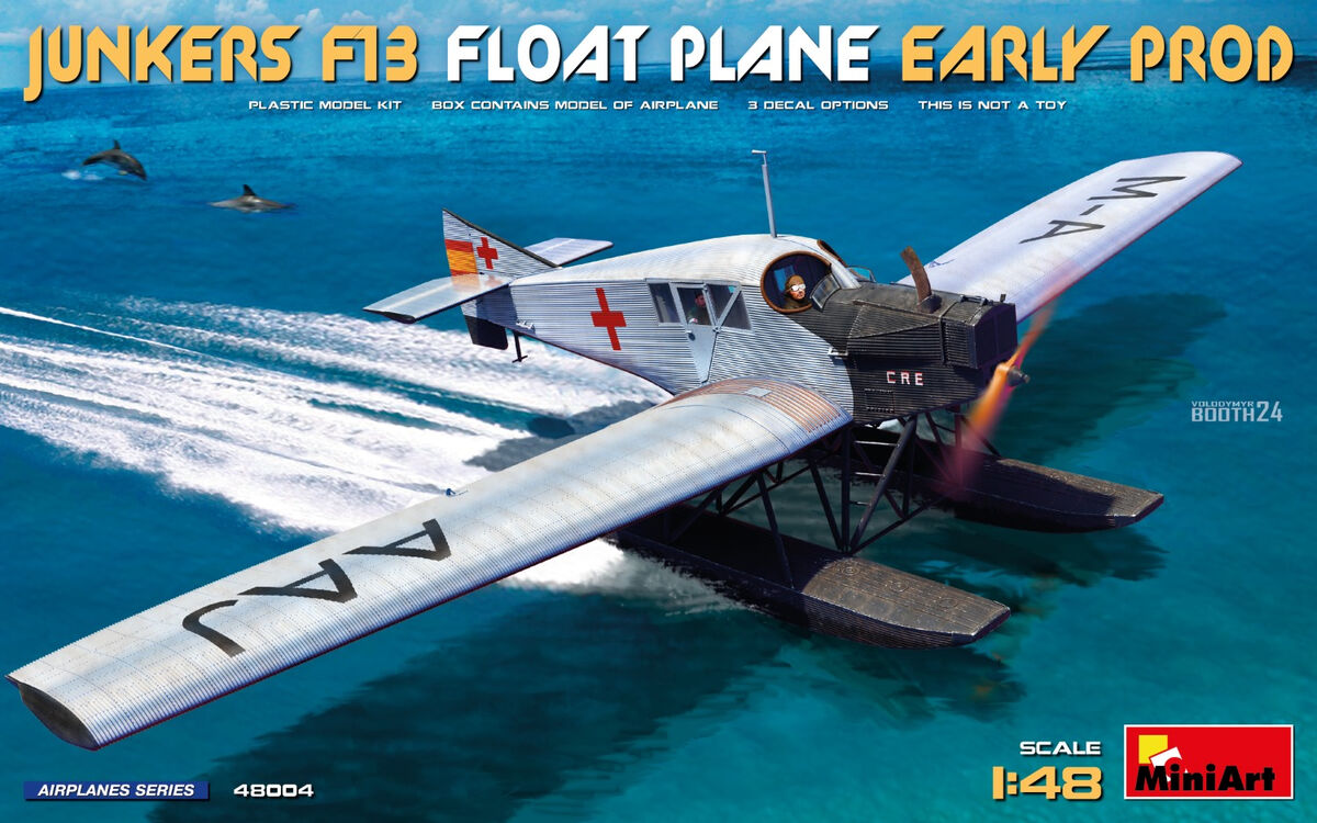 Junkers F13 Float Plane Early prod. 1/48