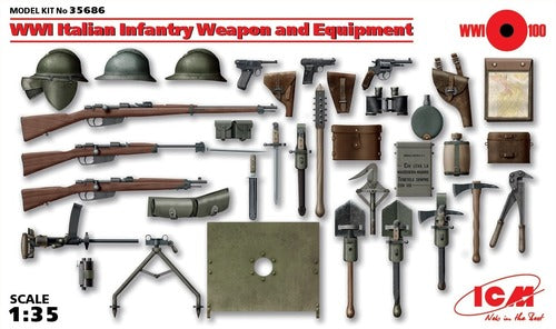 WWI Italian Infantry Weapons & Equipment, 1/35