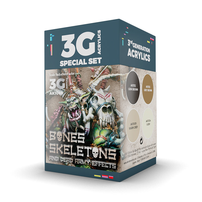 AK1069 Bones Skeletons (x4)