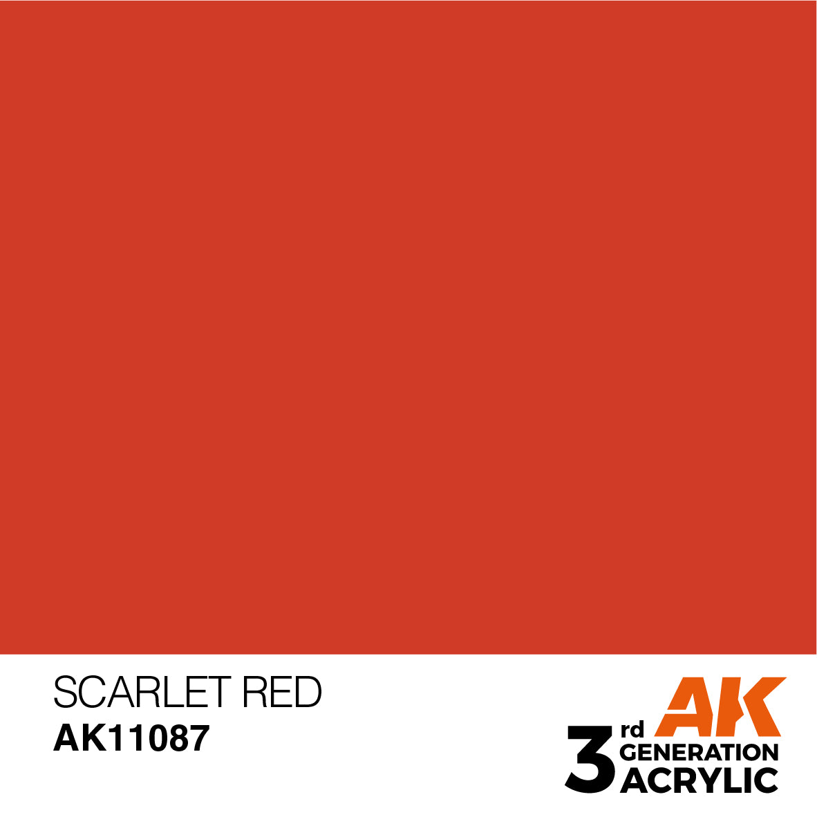 AK 11087 Scarlet Red