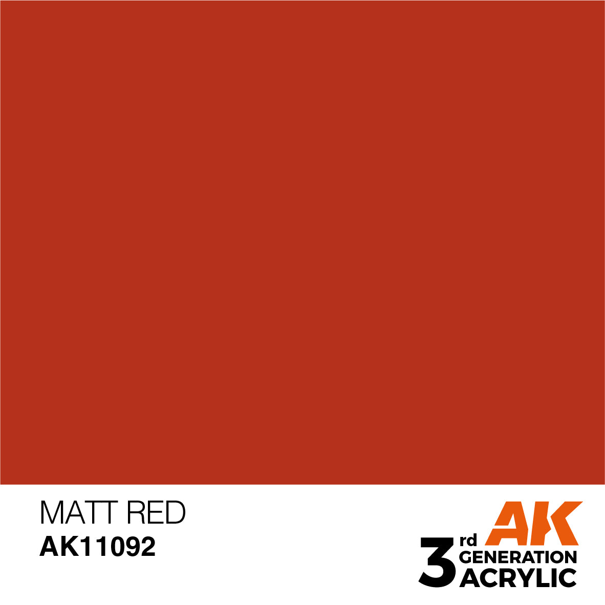 AK 11092 Matt Red