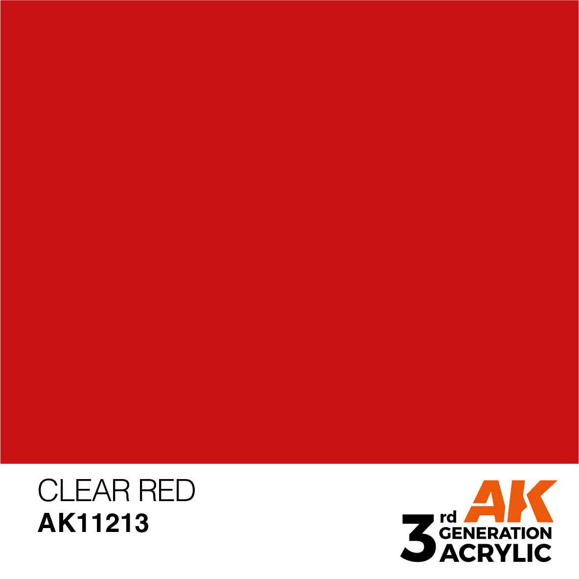 AK 11213 Clear Red