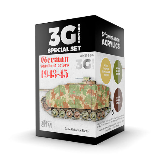 AK11664 German Standard Colors 1943-45  (x3)