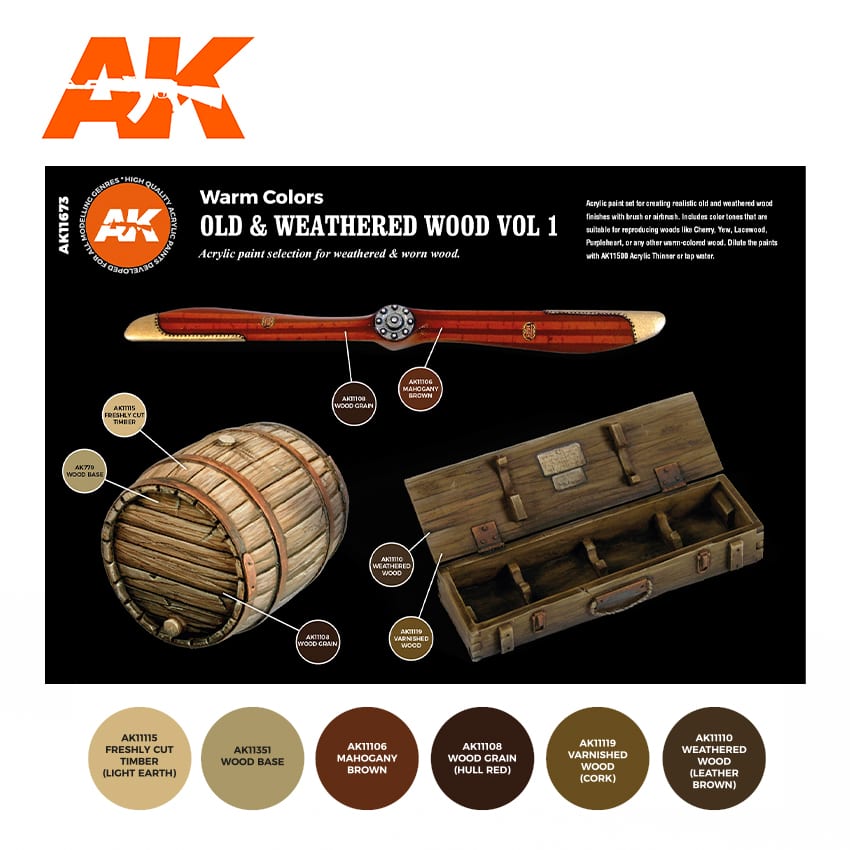 AK 11673 Old & Weathered Wood
