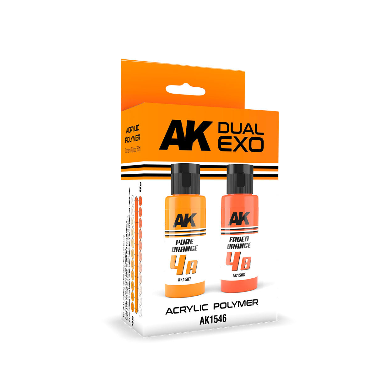 AK1546 Dual Exo Pure Orange & Faded Orange set