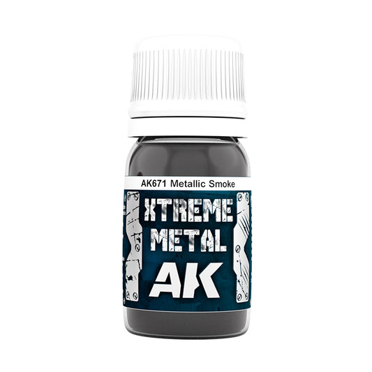 AK 671 Metallic Smokel Xtreme Metal  (30ml)