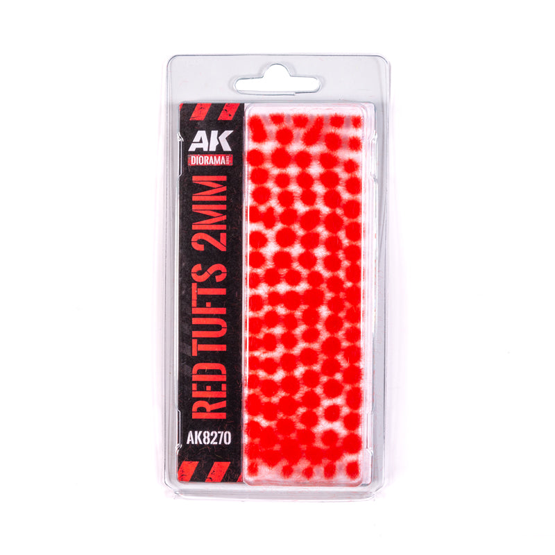 AK 8270 Red Wargame Tuft 2mm