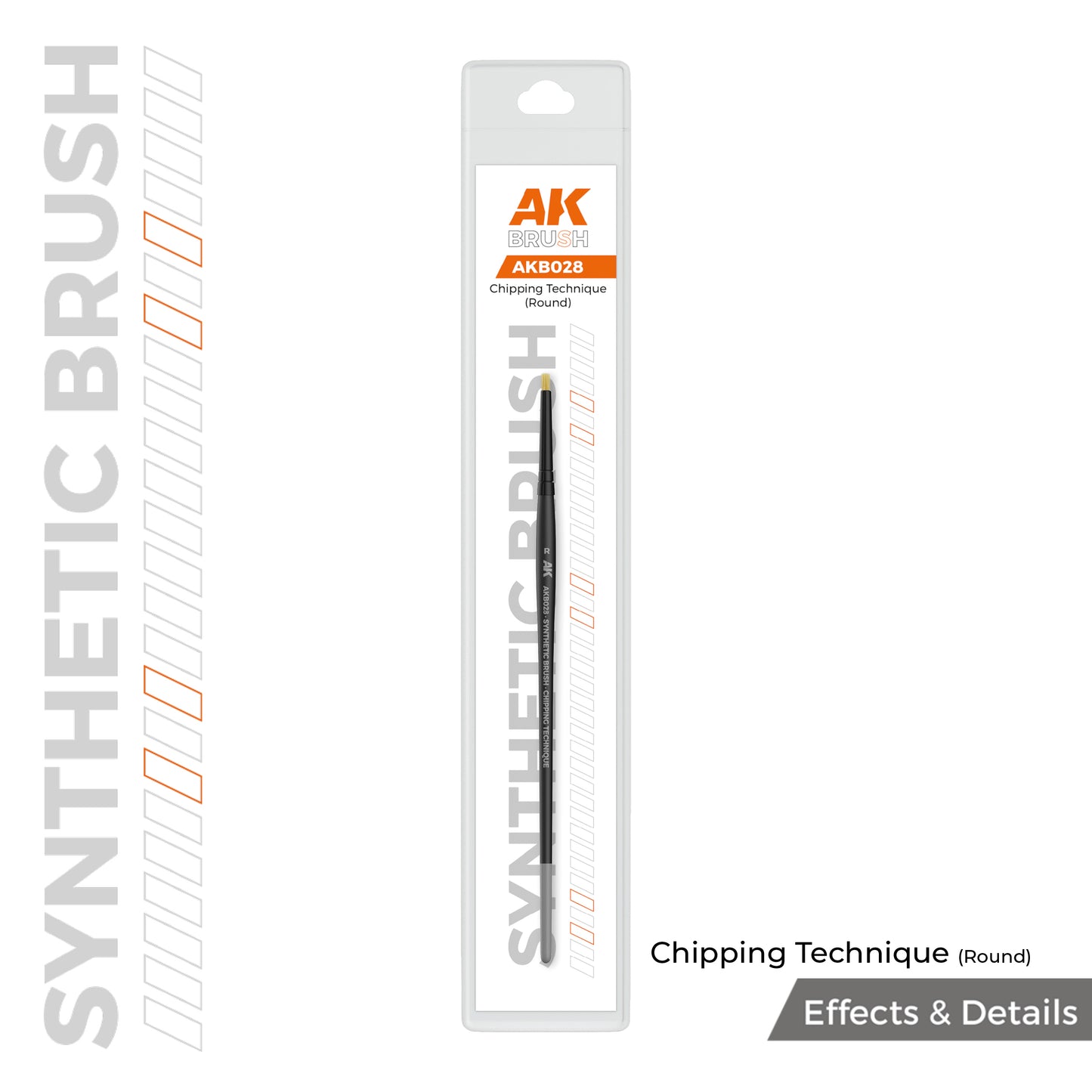 AKB028 Chipping Brush Round
