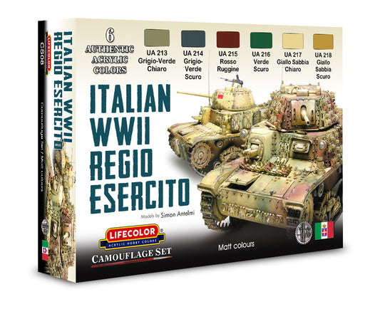 Italian WWII Regio Esercito (6x)