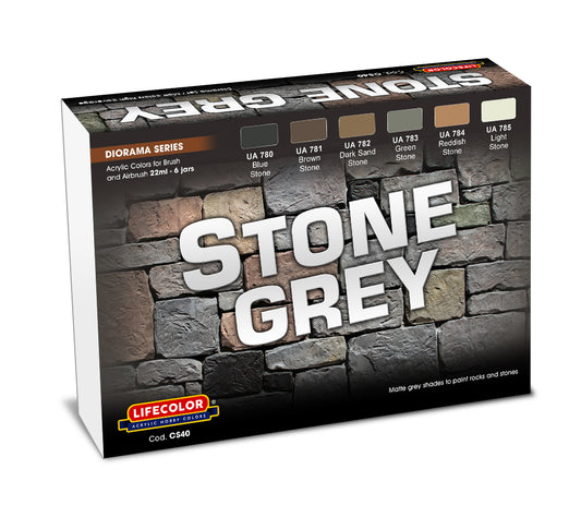 Stone Grey set (6x)