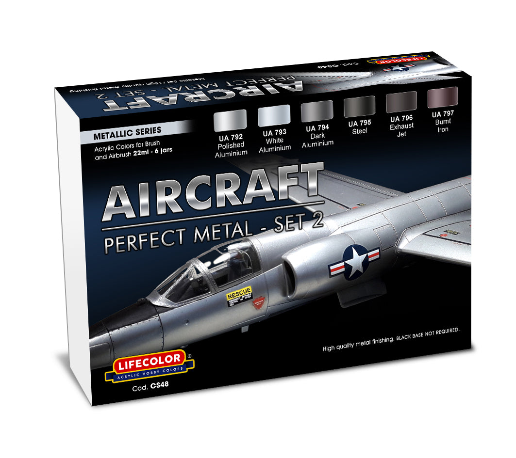 Aircraft Perfect Metal- Set 2 (6x)