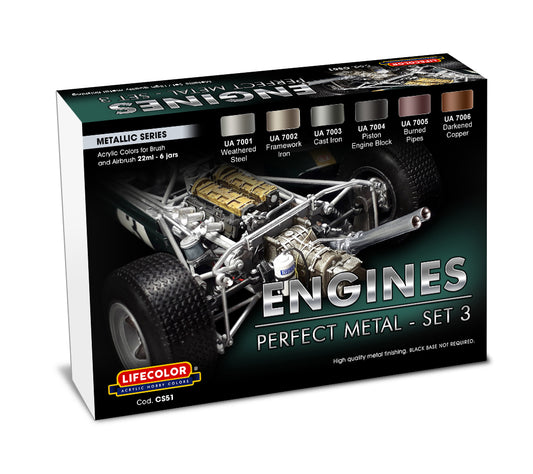 Engines Perfect Metal- Set 3 (6x)