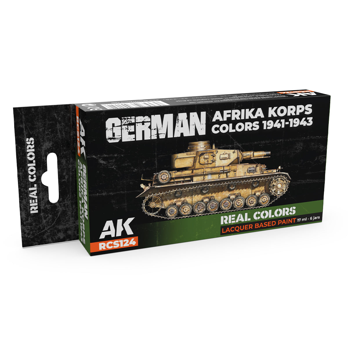 RCS 124 Afrika Korps Colors 1941-1943 (x6)