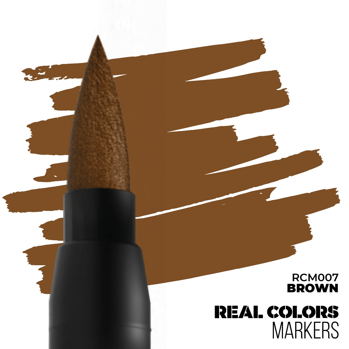 RCM007 Real Colors Markers Brown