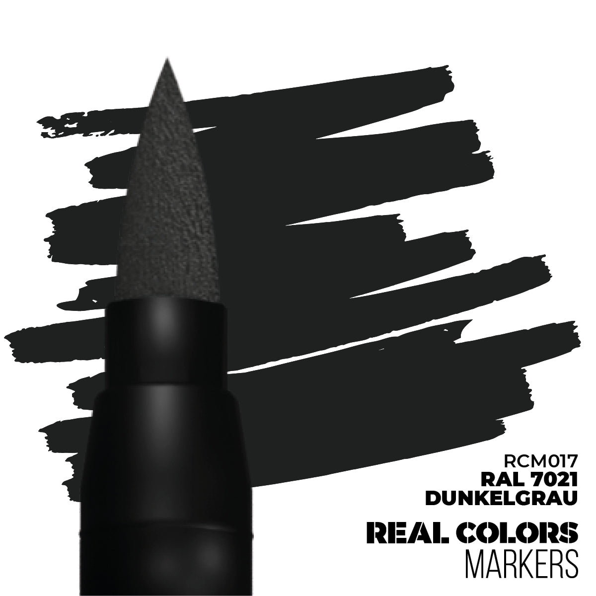 RCM017 Real Colors Markers RAL 7021 Dunkelgrau