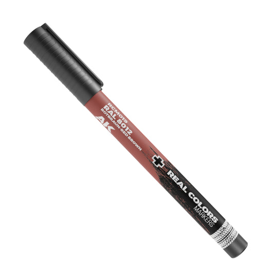 RCM019 Real Colors Markers RAL 8012 Rotbraun - Red Brown