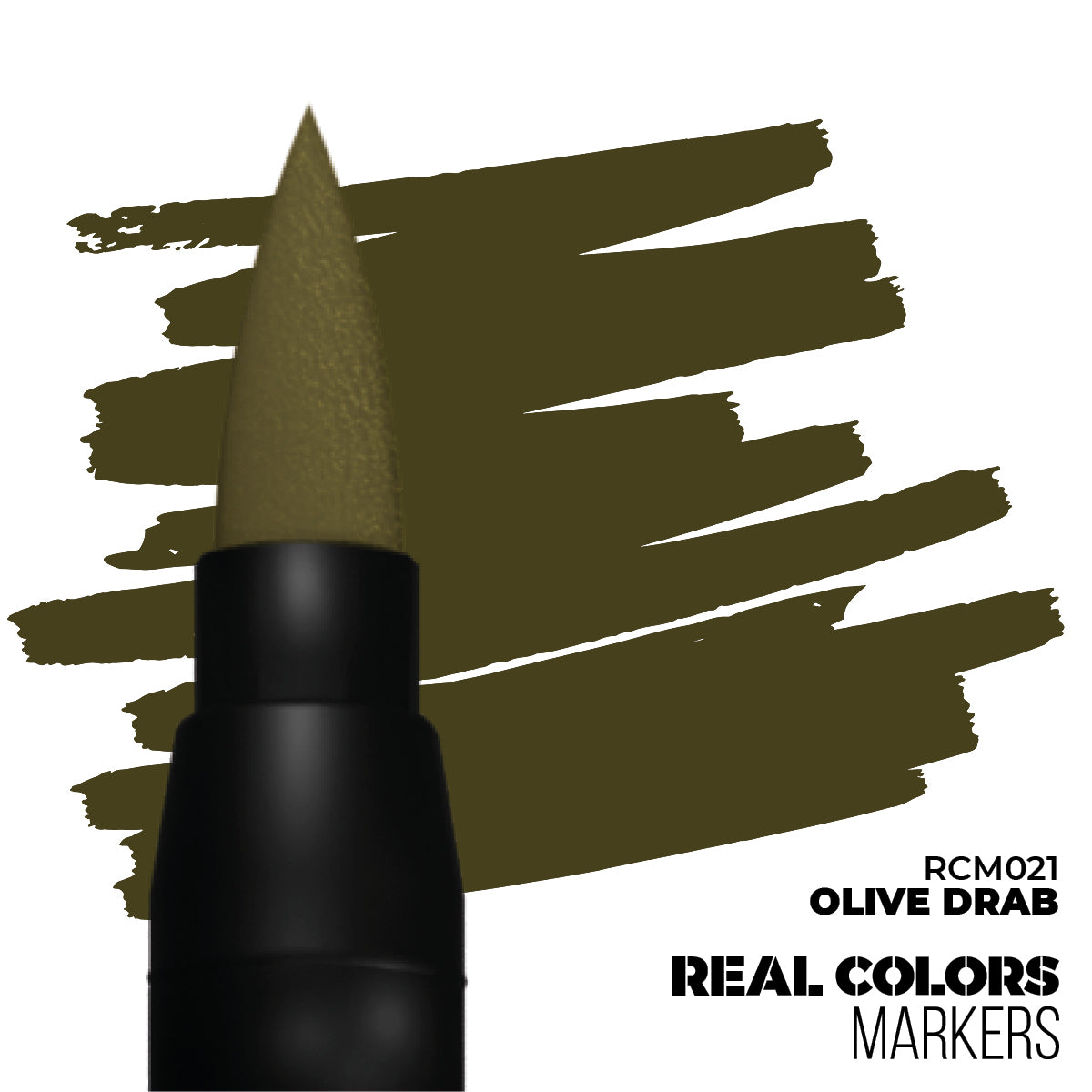 RCM021 Real Colors Markers Olive Drab