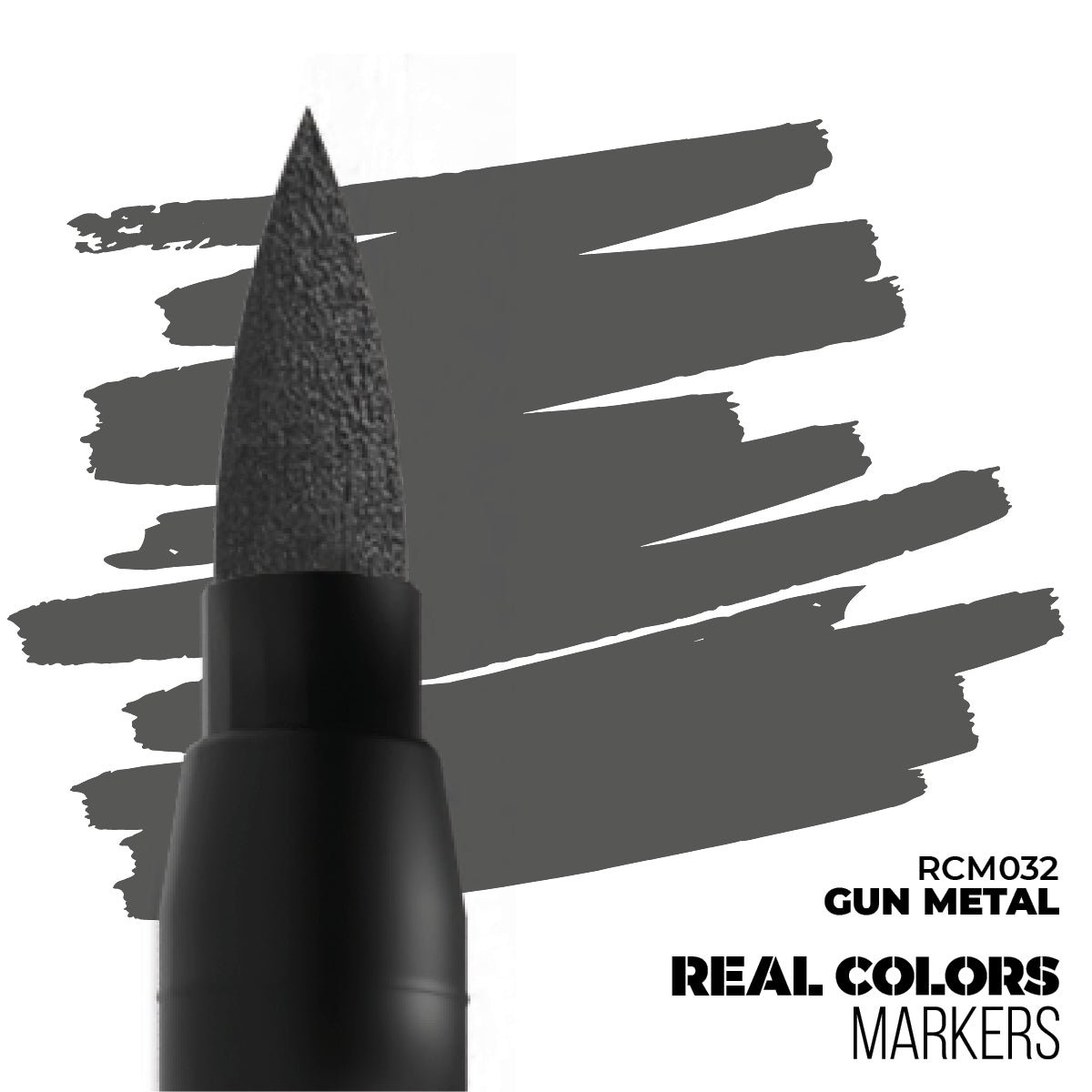 RCM032 Real Colors Markers Gun Metal