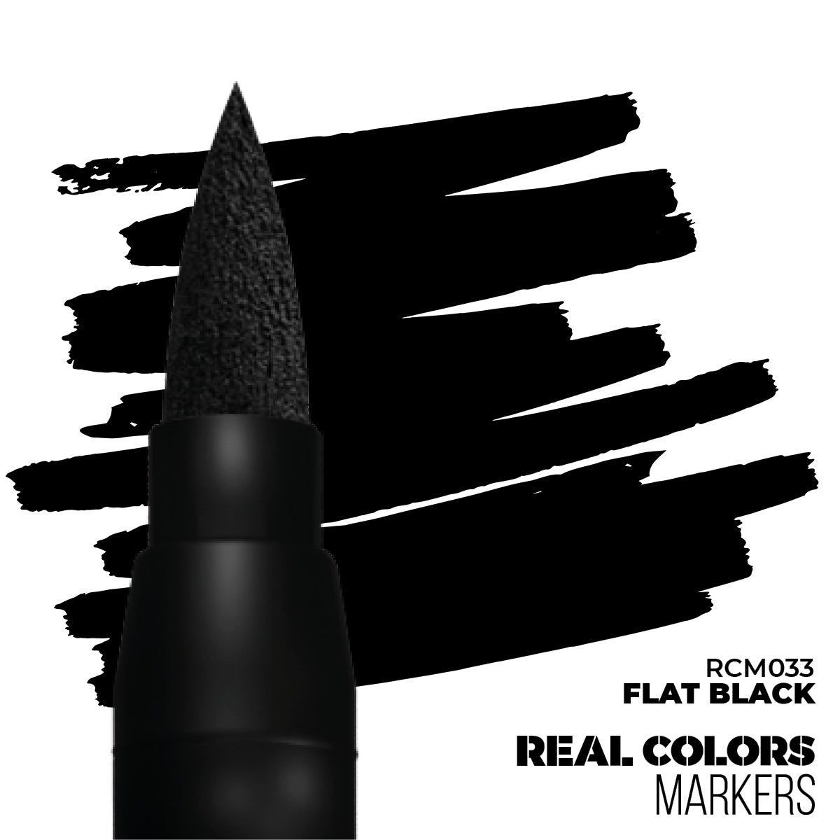 RCM033 Real Colors Markers Black