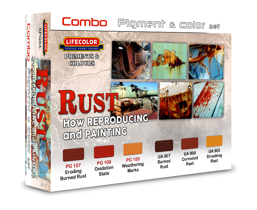 Rust (Combo 3 Pigment & 3 Colors)