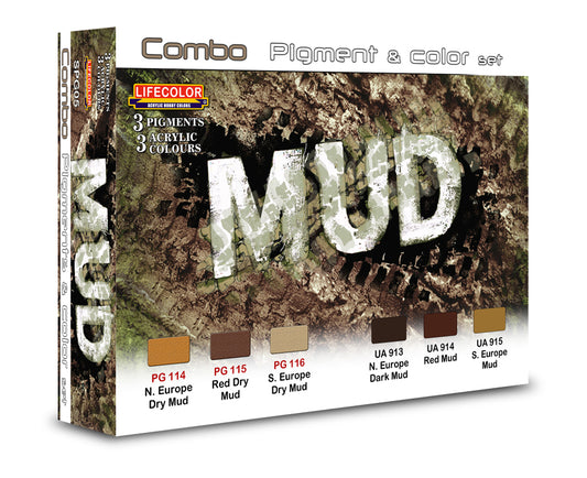 Mud (Combo 3 Pigment & 3 Colors)