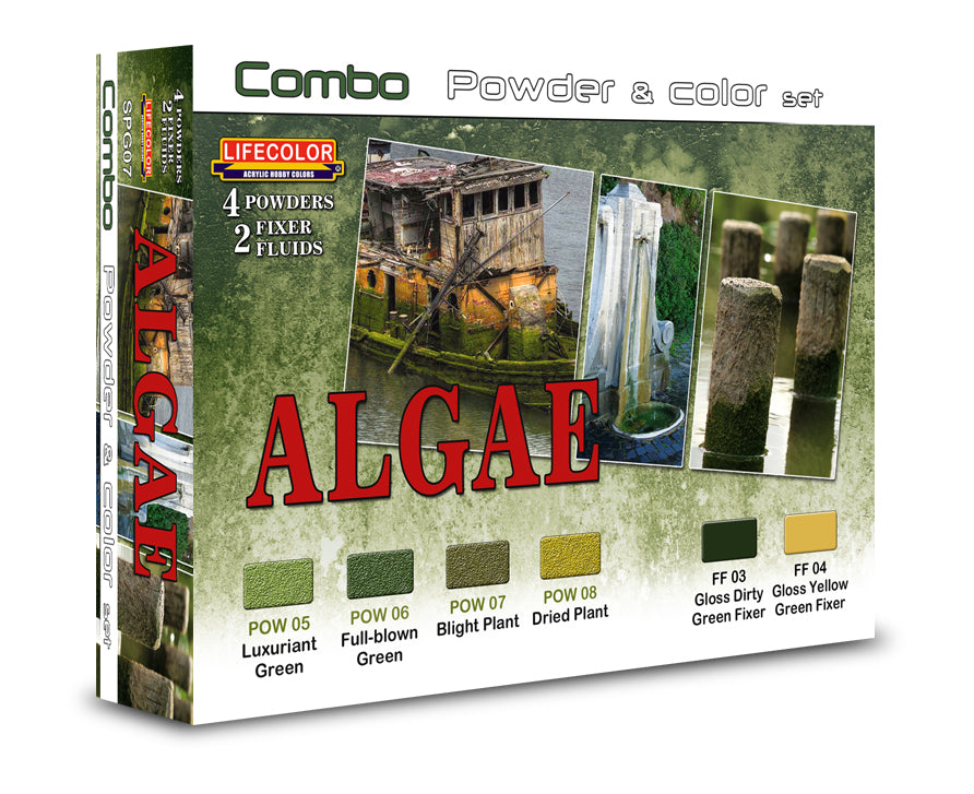 Algae (Combo 3 Powder & 3 Colors)