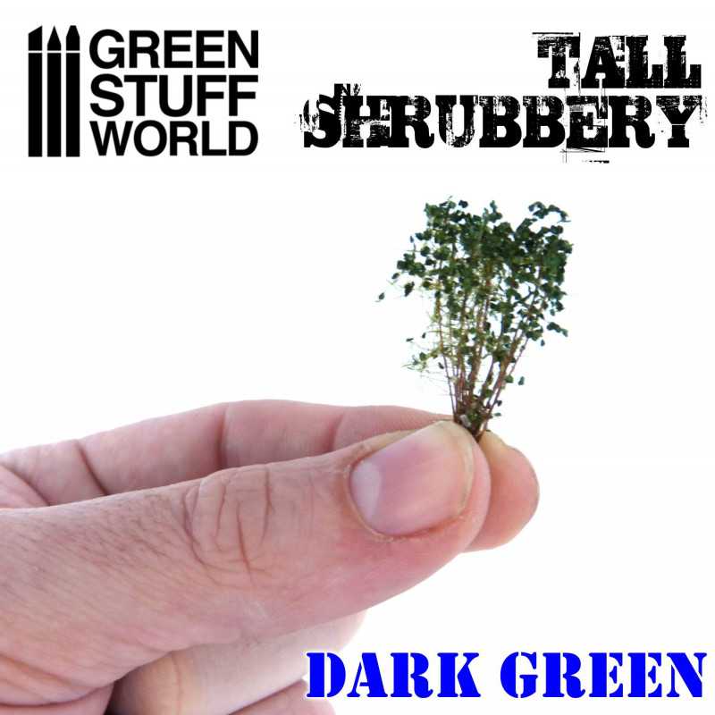 Tall Shrubbery Dark Green