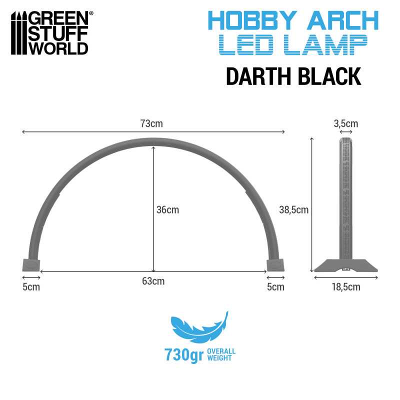 Hobby Arch LED Lamp - Darth Black