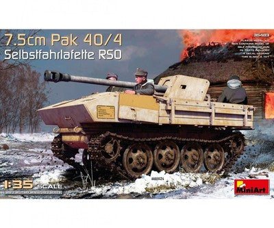 7.5cm Pal 40/4 Selbstfahrlafette RSO 1/35