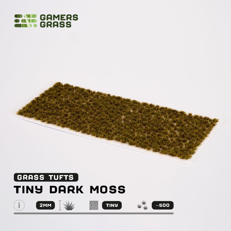 Tiny Tufts Dark Moss - Tiny